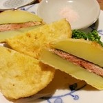 なな穂 - 新ジャガイモの明太子はさみ揚げ