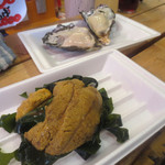 魚草 - 牡蠣と雲丹