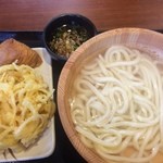 丸亀製麺 - 釜揚(大)が今日は半額