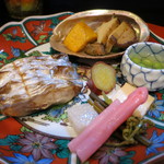 新和食 きくい - 太刀魚とアワビ