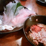 寿司和 - カワハギ刺身はプッリプリの身が一尾ごと。肝もた～っぷり！