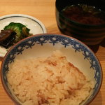 近江懐石 清元 - 新生姜の炊き込みご飯
