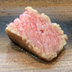 寿司栄 - 鯛のかま下藁焼き