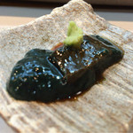 寿司栄 - 鮑の肝