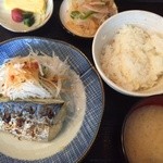 キッチンタナカ - 鰆の味噌づけ定食 ¥650