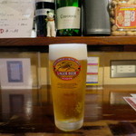 Sumiyoshichoutachinomibaru - せんべろセットの生ビール