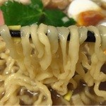 福の神食堂 - 2015濃口煮干し鶏そば（麺）