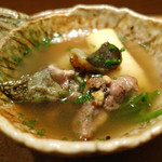 虎白 - 「小鍋」すっぼん、筍、睡蓮菜　2015年4月