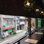 Cafe&bar melo - 外を眺めながら♥︎