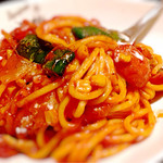 パンコントマテ - やっぱりナポリタン！
モッチリ太麺で美味しい！