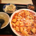 小林美食 - ランチ　麻婆丼セット