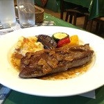 レストラン ピック - サーロインステーキ ガーリックソース