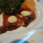 ゴメンネJIRO - 前菜：鰹のカルパッチョUP