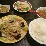 てっぺい食堂 - 肉野菜炒め定食