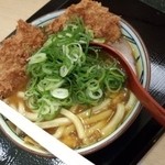 丸亀製麺 - Ｗカツカレーうどん並盛(５９０円)