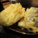 うどん 丸香 - 【再訪5】野菜天盛り