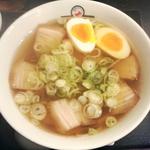 喜多方ラーメン 坂内 小法師 - 【喜多方ラーメン 普通盛 + 味付玉子】￥600 + ￥120