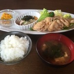 cafe mimosa - 豚ロース生姜焼き　ランチ