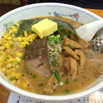 石狩亭 - 味噌ラー バターコーンメンマトッピング