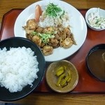 まつさか食堂 - とりみそ焼き定食