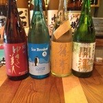 ごはんとお酒と布と糸 fudan - こだわりの純米酒もいろいろ。