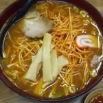 ラーメンハウス元気屋 - 唐辛子麺でお願いしました