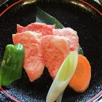 米澤牛DINING べこや - 米沢牛上カルビランチ（アップ）