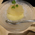 瓢斗 - 桃のゼリー掛け