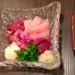 熊の焼鳥106 - 刺身盛り合わせ