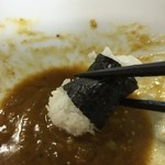 うどん商人つづみ屋 - ルーは残しといて・・・オニギリに浸けて食べました♪