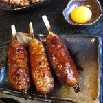 炭火焼鳥あずま - 月見つくね