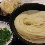 つけの麺大、野菜天添え