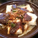 茶処 あ・そこ - 豆腐のみそ焼き(201507)