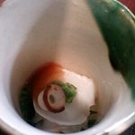 日本料理 卯之庵 - 箸休め（タコの梅肉和え）