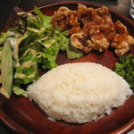とりまる - 唐揚げ定食（ペッパーソース）８８０円