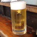 立ち飲み 晩杯屋 - 生ビール 410円
サッポロ中ジョッキ