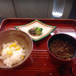 日本料理 梅堂 - ７月 とうもろこしご飯