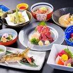 りんせん穀 - 宴会のコース料理4,000円＋税の一例