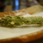 秋田 てんぷら みかわ - 地物のアスパラ・・。