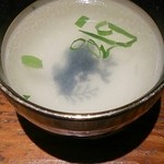 炭焼 鳥平 - 鶏スープ