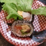 Sushi Choushimaru - 新銚子丸巻（250円＋税）厚みが1cmも無かったのが残念でした。
