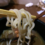 はせ川 - 石鍋魚醤つけ麺  麺リフト〜(*^◯^*)