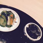 まき村 - 香の物と海苔