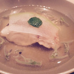 まき村 - お椀：真鯛とじゅんさい