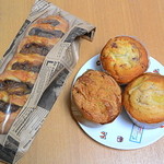 セ・ミュー - ベーコンカレーとマフィン3種