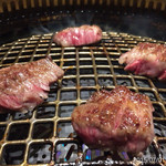 町屋やきにく密陽家 - 2015.7.1(水)20時 肉の会d(^_^o)