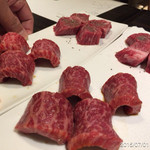 町屋やきにく密陽家 - 2015.7.1(水)20時 肉の会d(^_^o)