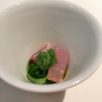 オマージュ - 釣りアジときゅうり