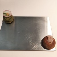 オマージュ - 珈琲のパウンドケーキに豚の脂身、アオサのケーキにカラスミ
