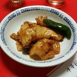 香蘭 - 烏賊と竹の子の炒め物